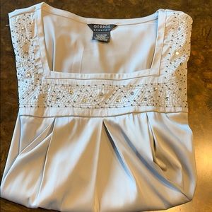 Silky Blouse with sequins to make you sparkle!!